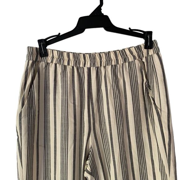 Marine Layer Allison Pull On Tan Black Pants size small - Picture 4 of 10